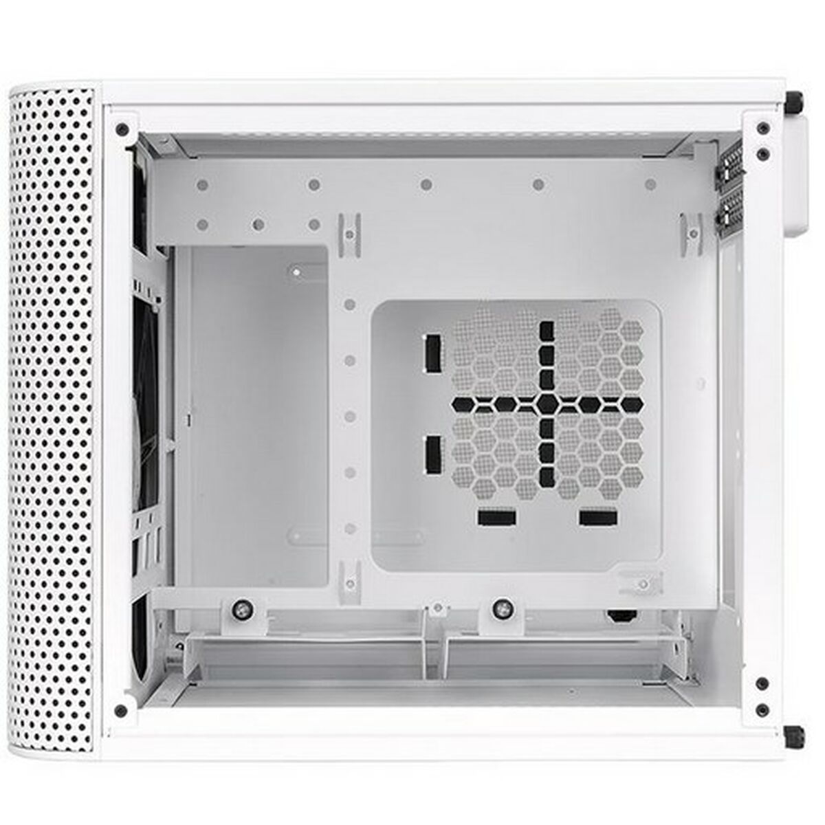 Gehäuse Semitour Mini ITX THERMALTAKE Core V1 Snow Edition Weiß